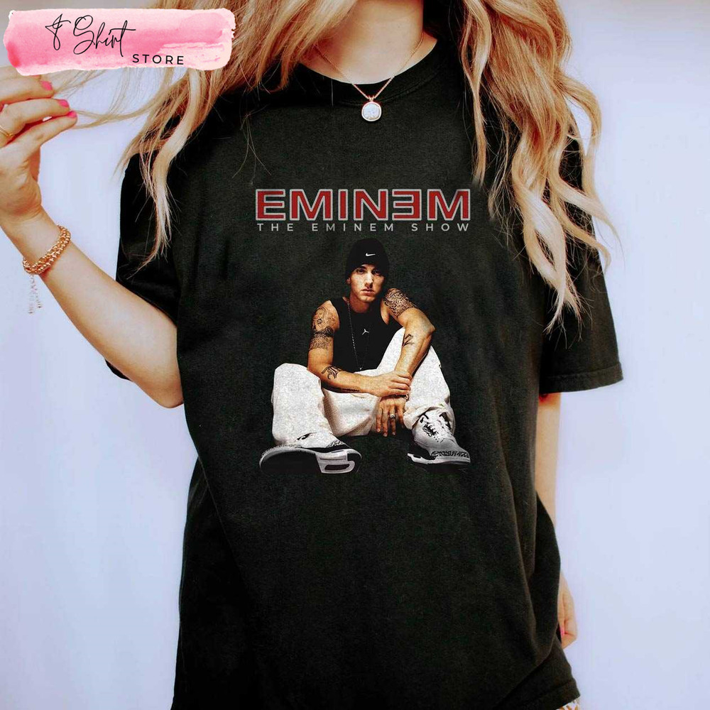 Iconic The Eminem Show Vintage Eminem Shirt Perfect Gift for Fans - Happy Place for Music Lovers.jpg