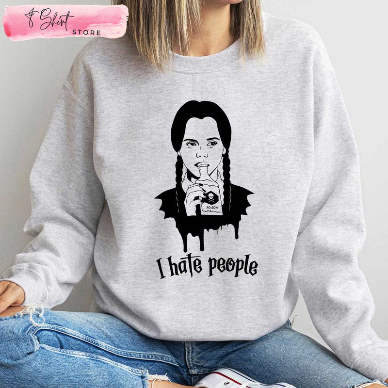 I Hate People Addams Shirt Gift for Wednesday Gift - Happy Place for Music Lovers.jpg