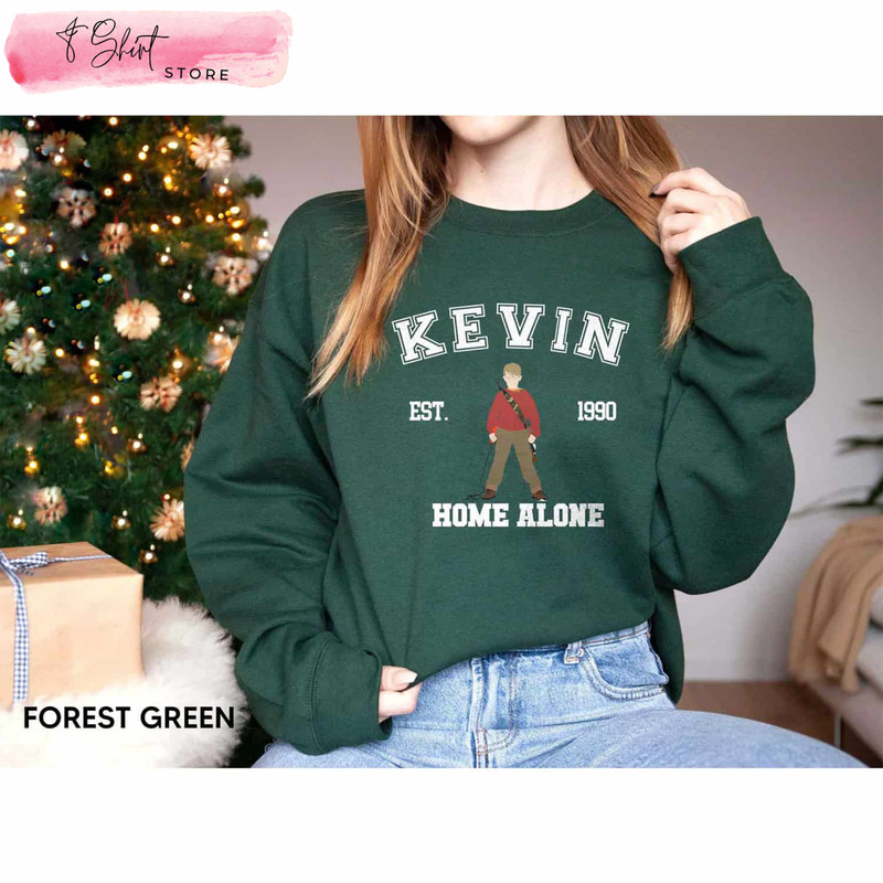 Kevin Home Alone Ugly Christmas Sweater, Funny Christmas Sweatshirt, Gifts for Young Adults - Happy Place for Music Lovers.jpg