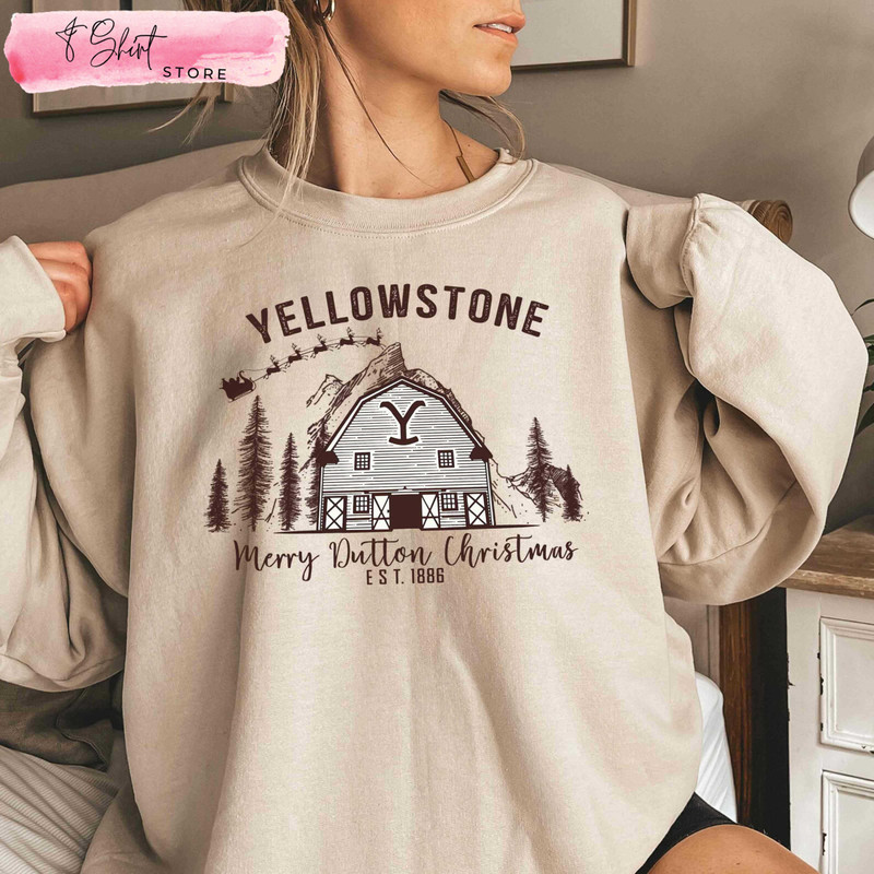 Merry Dutton Christmas Yellowstone Christmas Shirt Yellowstone Christmas Gifts - Happy Place for Music Lovers.jpg