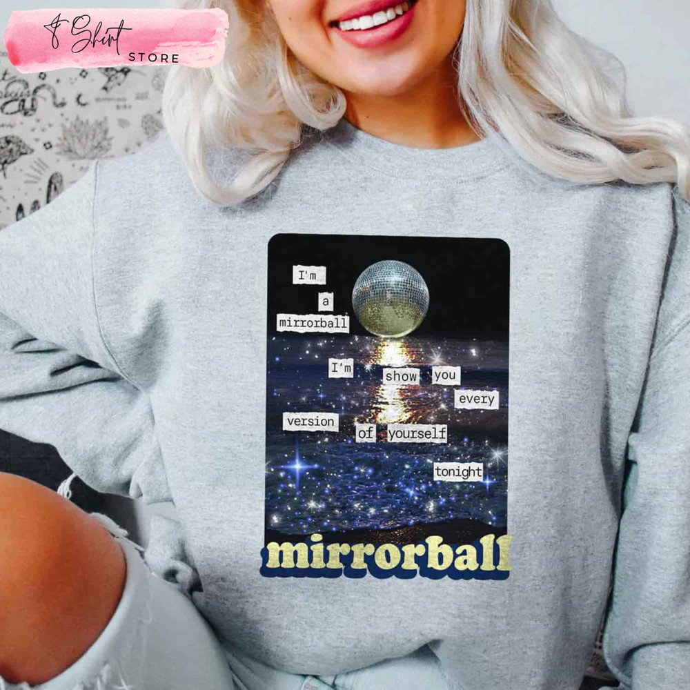 Mirrorball Taylor Swift Sweatshirt, Taylor Swift Mirrorball Album, Taylor Swift Gifts to Fans - Happy Place for Music Lovers.jpg