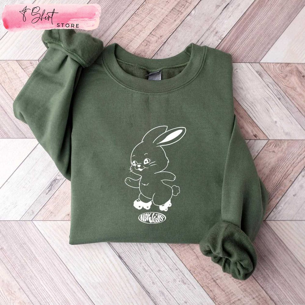 NewJeans Logo Sweatshirt Gifts for Kpop Fans - Happy Place for Music Lovers.jpg