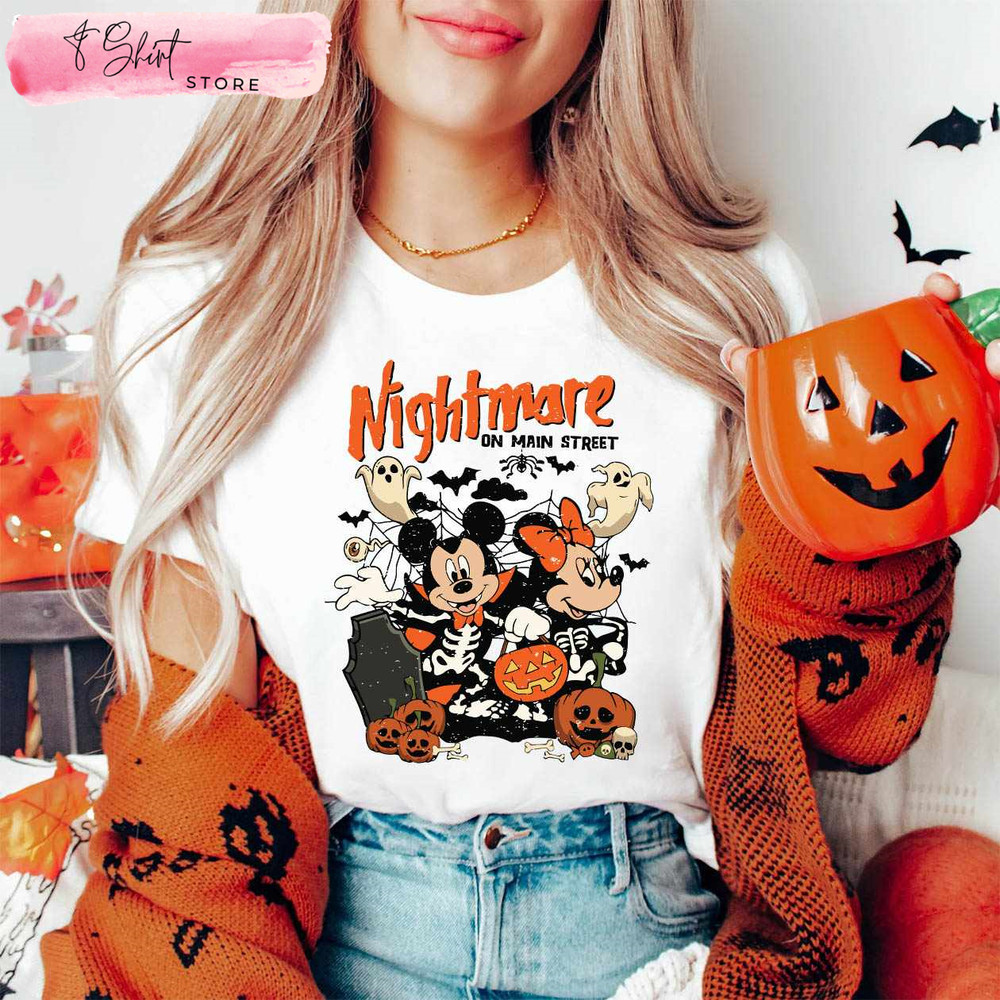 Nightmare On Main Street Shirt Happy Halloween Mickey Minnie - Happy Place for Music Lovers.jpg