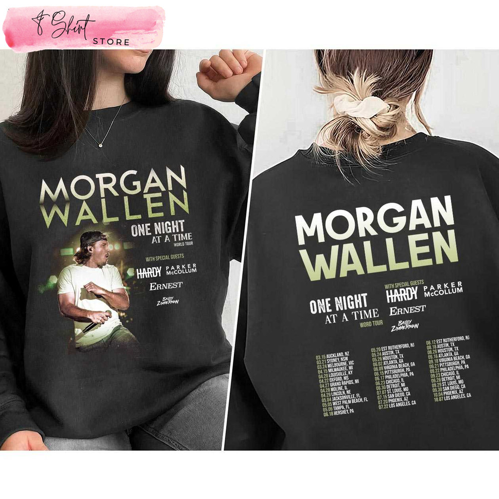 One Night At A Time Tour 2023 Morgan Wallen Concert T Shirt - Happy Place for Music Lovers.jpg