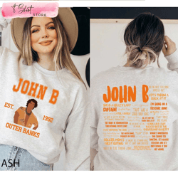 outer banks john b shirt 2 sides pogue shirt outer banks season 3, custom shirt