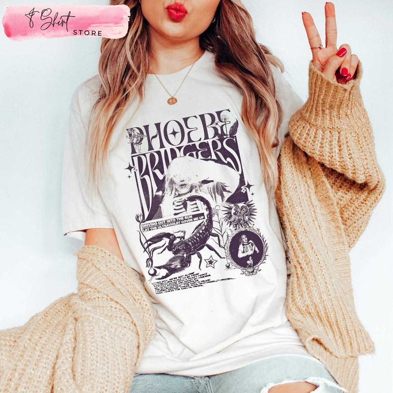 Phoebe Bridgers Tour Merch Skeleton Sweatshirt - Happy Place for Music Lovers.jpg