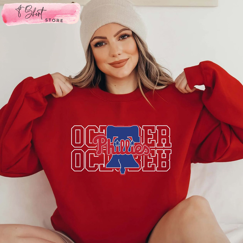 Red October Phillies Shirt, Cool phillies Shirts, Gifts for Phillies Fans - Happy Place for Music Lovers.jpg