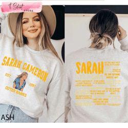 sarah cameron shirt printed 2 sides pogue life sweatshirt, custom shirt