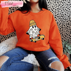 spooky daisy ghost funny halloween shirt, custom shirt