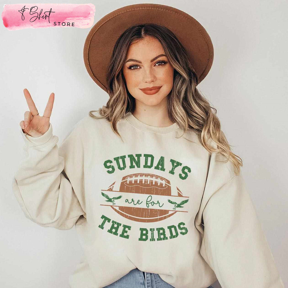 Sundays are for the Birds Shirt Phillies Hoodie - Happy Place for Music Lovers.jpg