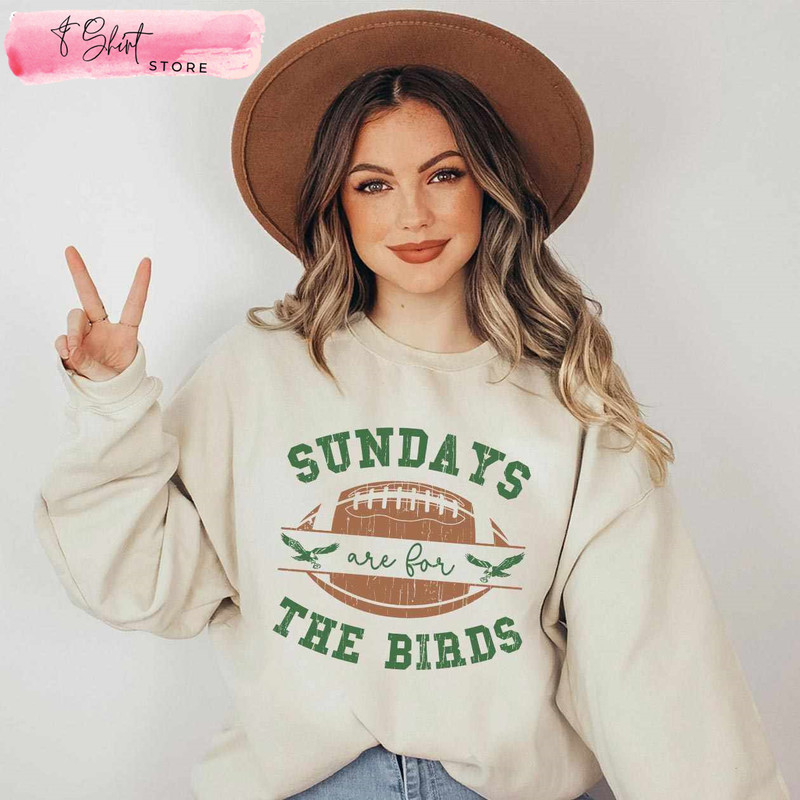 Sundays are for the Birds Shirt Phillies Hoodie - Happy Place for Music Lovers.jpg