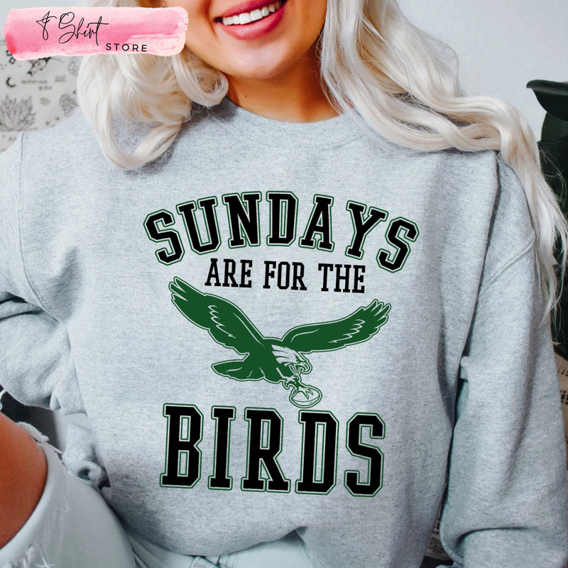 Sundays Are For The Birds Shirt, Gifts For Eagles Fans - Happy Place for Music Lovers.jpg