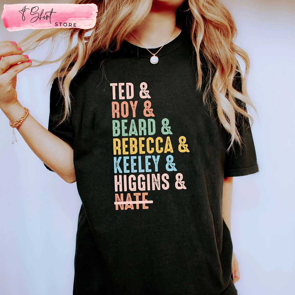 Ted Roy Beard T Shirt Ted Lasso Movie Shirt - Happy Place for Music Lovers.jpg