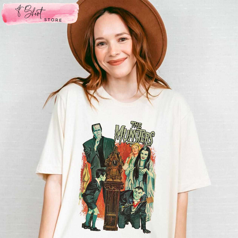 The Munster Tv Series Halloween Party Sweatshirt - Happy Place for Music Lovers.jpg