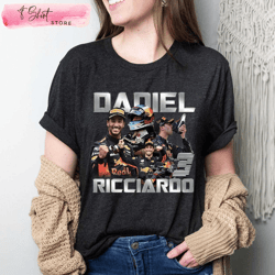 vintage daniel ricciardo 3 t-shirt 90s style danny ric shirt, custom shirt
