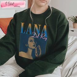 vintage lana del rey sweatshirt gifts for lana del rey fans, custom shirt