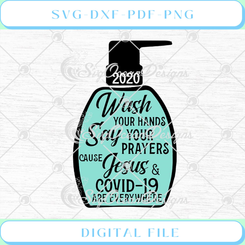 2020 Hand Sanitizer Christmas Wash Your Hands Say Your Prayers Cause J.jpg