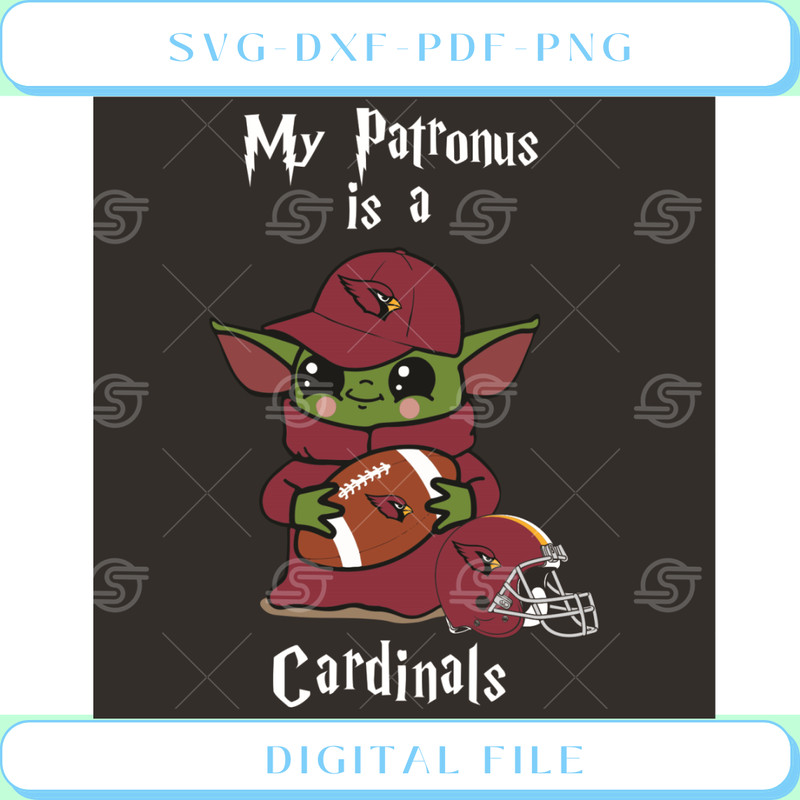 Baby Yoda My Patronus Is A Cardinals Svg Sport Svg.jpg