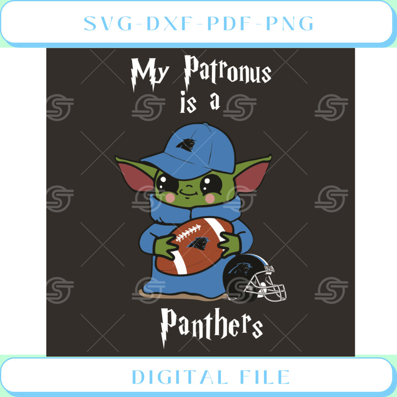 Baby Yoda My Patronus Is A Panthers Svg Sport Svg.jpg