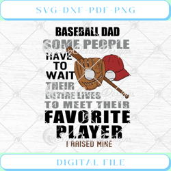 baseball dad some people have to wait their entire lives to meet their