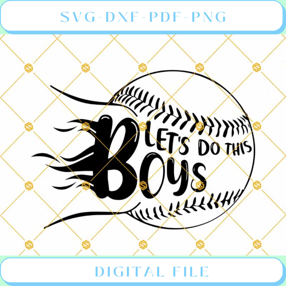 Baseball SVG Let's Do This Boys SVG File, Baseball Shirt SVG.jpg