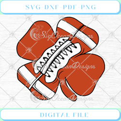 basketball four leaf clover patrick's day svg png eps dxf cricut file