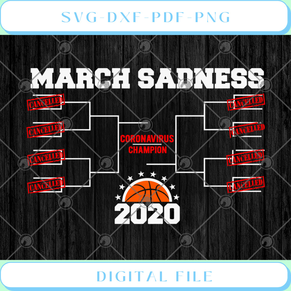 Basketball March Sadness Coronavirus Champion 2020 SVG PNG EPS DXF - Svgtrendingshop.jpg