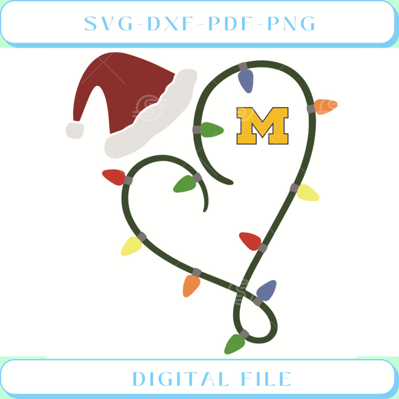 Christmas With Michigan Wolverines Svg Sport Svg, Christmas Svg.jpg