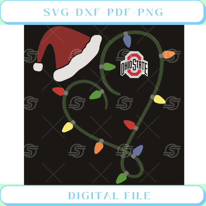 ChristmasWith Ohio State Buckeyes Svg Sport Svg, Christmas Svg.jpg