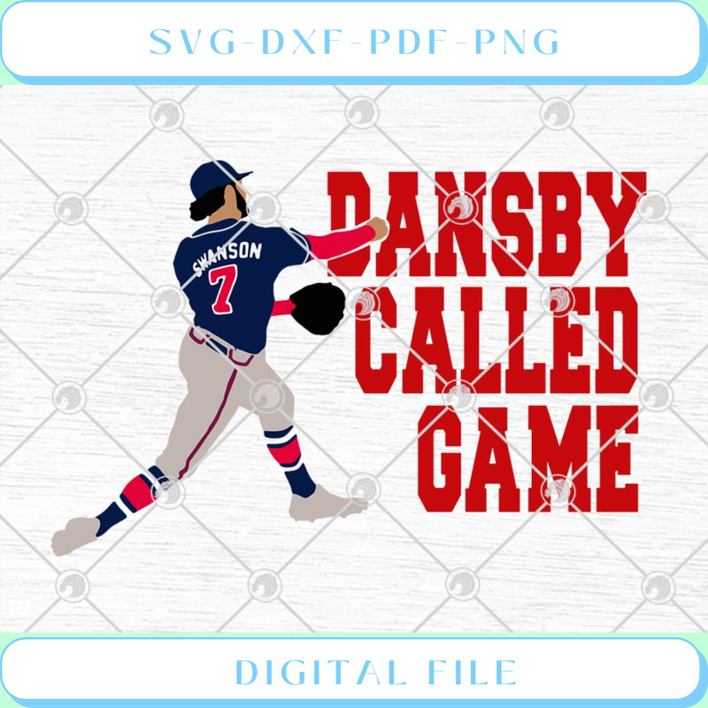 Dansby Called Game SVG PNG EPS DXF .jpg