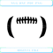 Football laces svg free trending svg, sport svg, football svg.jpg