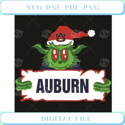 grinch auburn tigers svg sport svg, grinch svg, auburn tigers svg