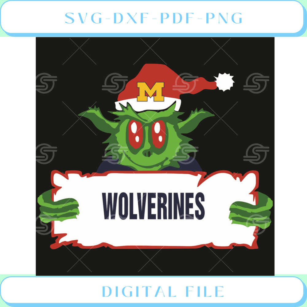 Grinch Michigan Wolverines Svg Sport Svg, Grinch Svg.jpg