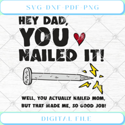 hey dad you nailed it well you actually nailed mom but that made me so