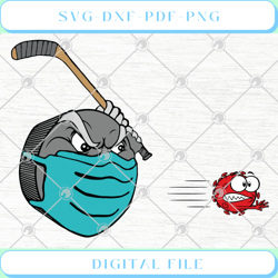hockey chase kills coronavirus svg png