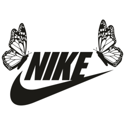 nike butterfly color logo svg, nike logo svg