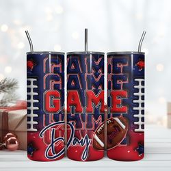 new york giantsgame day 20oz tumbler wrap