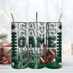 new york jetsgame day 20oz tumbler wrap