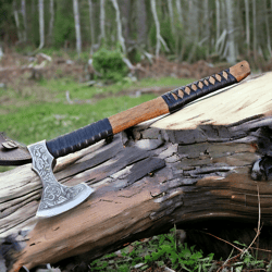 Viking axe, bearded viking axe, tomahawk, ragnar axe, long viking axe, axis, axe, thanksgiving, pizza axe