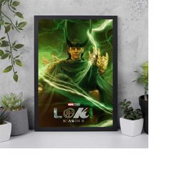 loki season 2 movie poster | loki laufeyson god of mischief poster | poster home decor