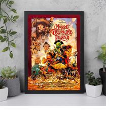 art fashion muppets treasure island movie poster canvas fabric wall poster unframe for lover/birthday/friendship's gift