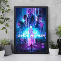 blade runner 2049 movie poster, room decor, home decor, art poster for gift