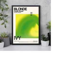 frank ocean blonde poster - high quality print - wall art - gifts for him/her - home decor - wall decor - unique gift