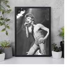 david bowie poster david bowie music art poster canvas gicle print wall art gift