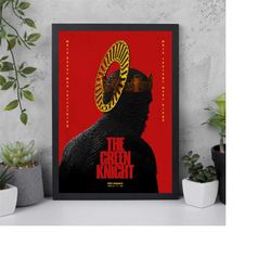 the green knight poster - high quality canvas wall art - room decor - inception poster for gift
