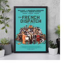 the french dispatch magazine covers wes anderson movie film poster print wall art gift a5 a4 a3 a2 a1