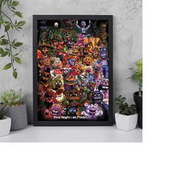 Five Nights at Freddy's Movie Poster High Quality Print Photo Wall Art Canvas Multi size - A1 A2 A3 A4 A5