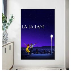 la la land 2016 movie poster ryan borderless art print home wall decor bar 70