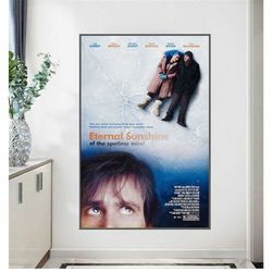 eternal sunshine of the spotless mind 2004 movie poster drama film print bar 75