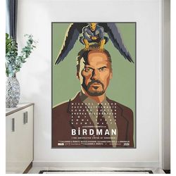 birdman 2014 movies premium poster michael keaton wall art home decor print bar 158,bar 159